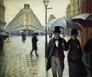 Gustave Caillebotte, The raining at Paris street